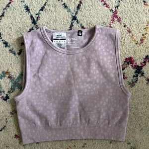 AYBL High Neck Cropped Workout Top